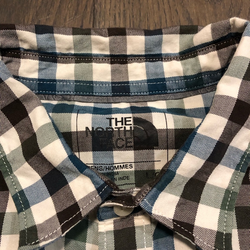 The North Face Men’s Button Down Plaid Shirt Sz Large